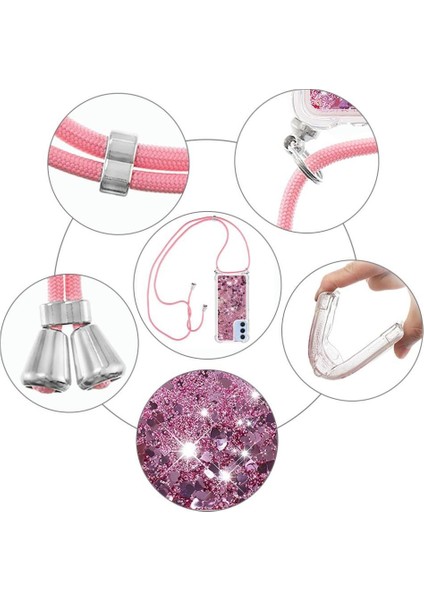 Samsung Galaxy A16 Ayarlanabilir Kordon Dört Köşeli Darbeye Dayanıklı Lens İçin Kılıf (Yurt Dışından) fırsatları