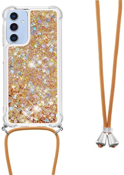 Samsung Galaxy A16 Ayarlanabilir Kordon Dört Köşeli Darbeye Dayanıklı Lens İçin Kılıf (Yurt Dışından)