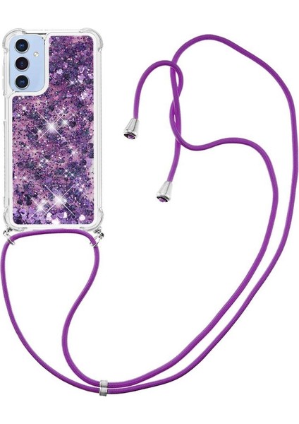 Samsung Galaxy A16 Ayarlanabilir Kordon Dört Köşeli Darbeye Dayanıklı Lens İçin Kılıf (Yurt Dışından)