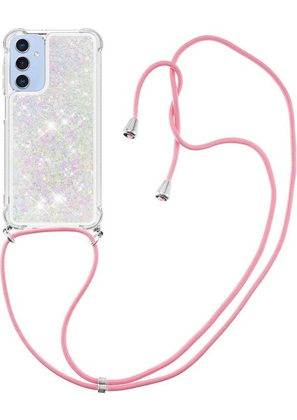 Samsung Galaxy A16 Ayarlanabilir Kordon Dört Köşeli Darbeye Dayanıklı Lens İçin Kılıf (Yurt Dışından)