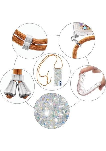 Samsung Galaxy A16 Ayarlanabilir Kordon Dört Köşeli Darbeye Dayanıklı Lens İçin Kılıf (Yurt Dışından) fiyatları