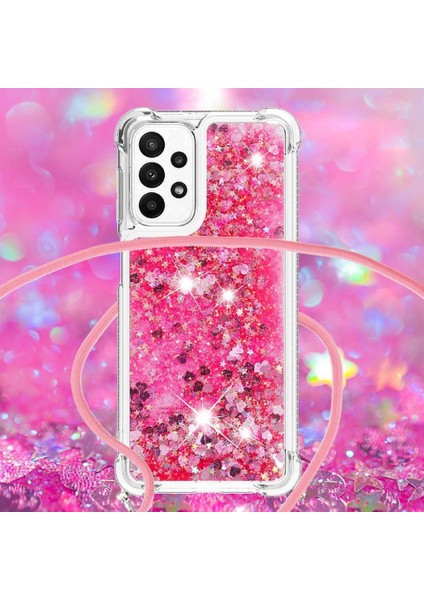 Samsung Galaxy M23 Ayarlanabilir Kordon Glitter Lens Koruma İçin Kılıf (Yurt Dışından) indirimleri