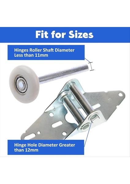 Garaj Kapısı Menteşe Sessiz Silin Silin Silin Mil Somun Garaj Kapısı Menteşe Garaj Kapı Aksesuarları (Yurt Dışından) fırsatları