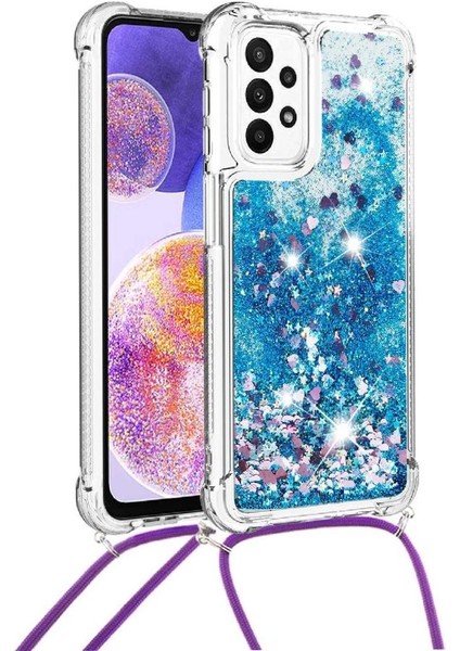 Samsung Galaxy M23 Ayarlanabilir Kordon Glitter Lens Koruma İçin Kılıf (Yurt Dışından) fırsatları