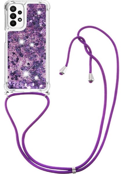 Samsung Galaxy M23 Ayarlanabilir Kordon Glitter Lens Koruma İçin Kılıf (Yurt Dışından) modelleri