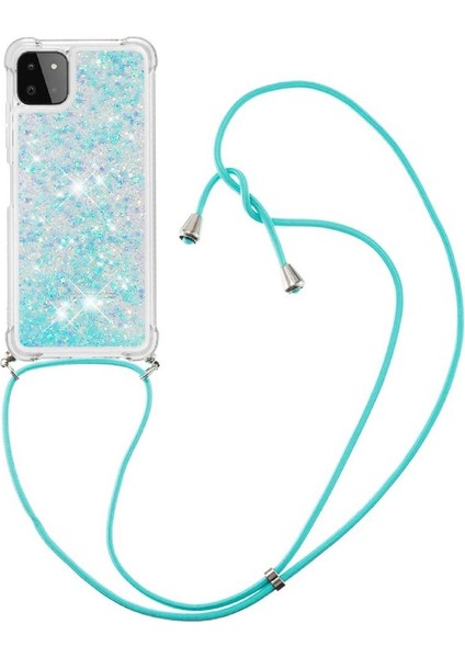 Samsung Galaxy A22 5g Ayarlanabilir Kordon Glitter Dört Köşe Lens İçin Kılıf (Yurt Dışından) fiyatları