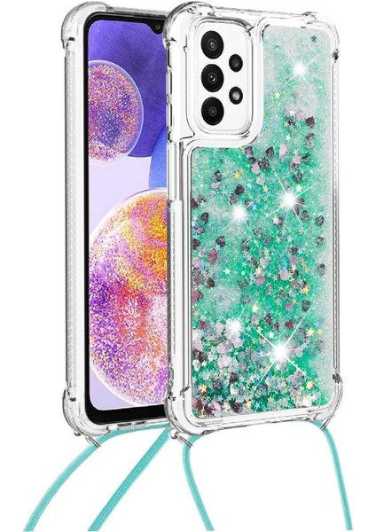 Samsung Galaxy M23 Ayarlanabilir Kordon Glitter Lens Koruma İçin Kılıf (Yurt Dışından) modelleri