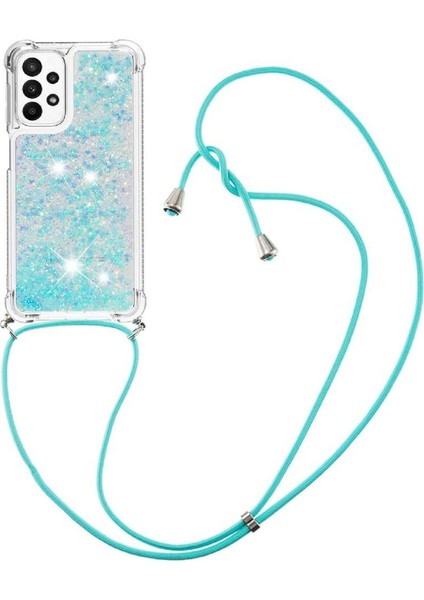 Samsung Galaxy M23 Ayarlanabilir Kordon Glitter Lens Koruma İçin Kılıf (Yurt Dışından) fiyatları