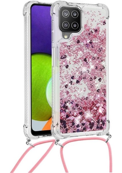 Samsung Galaxy A22 4g Hafif Glitter Lens Koruma Kordon İçin Kılıf (Yurt Dışından) modelleri