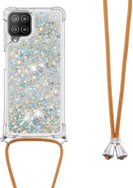 Samsung Galaxy A22 4g Hafif Glitter Lens Koruma Kordon İçin Kılıf (Yurt Dışından)