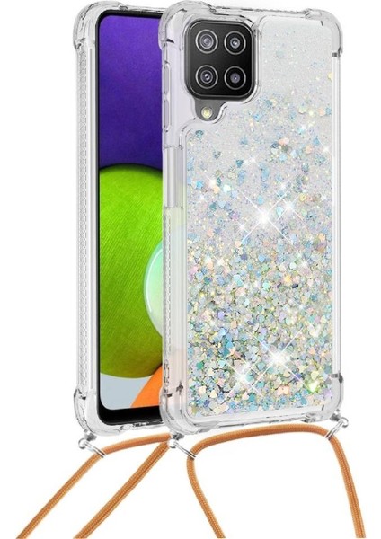 Samsung Galaxy A22 4g Hafif Glitter Lens Koruma Kordon İçin Kılıf (Yurt Dışından) fiyatları