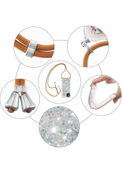 Samsung Galaxy A22 4g Hafif Glitter Lens Koruma Kordon İçin Kılıf (Yurt Dışından) indirimleri