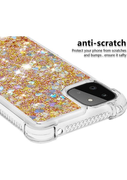 Samsung Galaxy A22 5g Darbeye Quicksand Glitter Sparkle İçin Telefon Kılıfı (Yurt Dışından) fırsatları