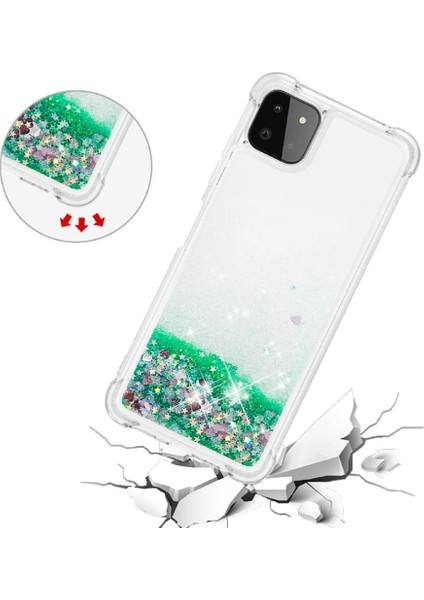 Samsung Galaxy A22 5g Darbeye Quicksand Glitter Sparkle İçin Telefon Kılıfı (Yurt Dışından) modelleri
