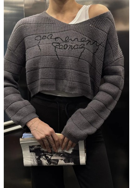 Kadın Atlet Kombinli Triko Kazak P-00019119 indirimleri