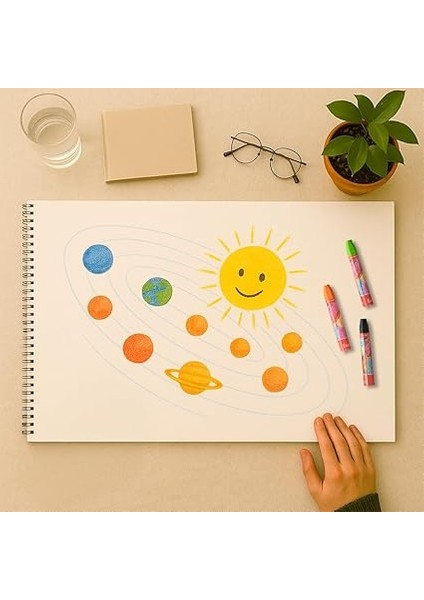 Çantalı Pastel Boya, 18 Renk, Yumuşak ve Canlı Renkler, Etkili Uygulama, Taşınabilir Plastik Çanta, Eğitici ve Sanatsal Kullanım Için fırsatları