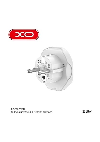 Simple Is Beauty Evrensel Çoklu Seyahat Adaptörü WL23| Eu To (Usa,eu,jan,uk,aus,cn) – 2500W Güç Destekli, Çoklu Ülke Uyumlu, Kompakt ve Güvenli Dönüştürücü, Akım Korumalı | Beyaz fiyatları