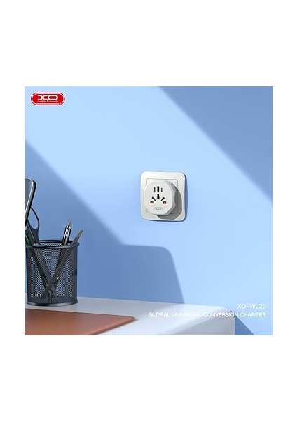 Simple Is Beauty Evrensel Çoklu Seyahat Adaptörü WL23| Eu To (Usa,eu,jan,uk,aus,cn) – 2500W Güç Destekli, Çoklu Ülke Uyumlu, Kompakt ve Güvenli Dönüştürücü, Akım Korumalı | Beyaz modelleri