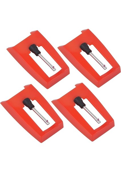 Pikap Için 4 Adet Yedek Iğne, Pikap Iğnesi, Elmas Stylus Yedek, Yedek Iğne, Çoğu Pikap Için Fonograf, Vinil, Ses Pikap Iğnesi