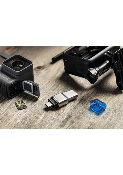 Mobilelite Duo 3c Microsd Kart Okuyucui USB Type-C ve Usb-A Çift Taraflı, FCR-ML3C indirimleri