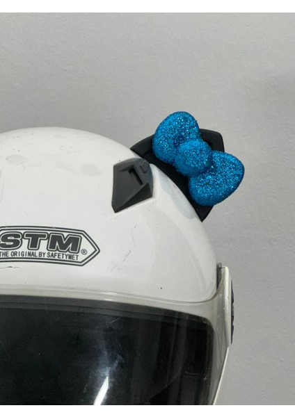 Motor & Motosiklet Petrol Mavi Fiyonklu Siyah Kedi Kulak Kask Dış Aksesuarı fırsatları