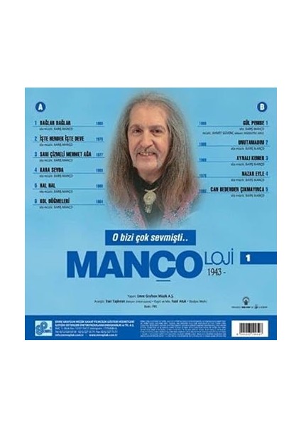 Şeyler Barış Manço Mançoloji 1 Plak fiyatları