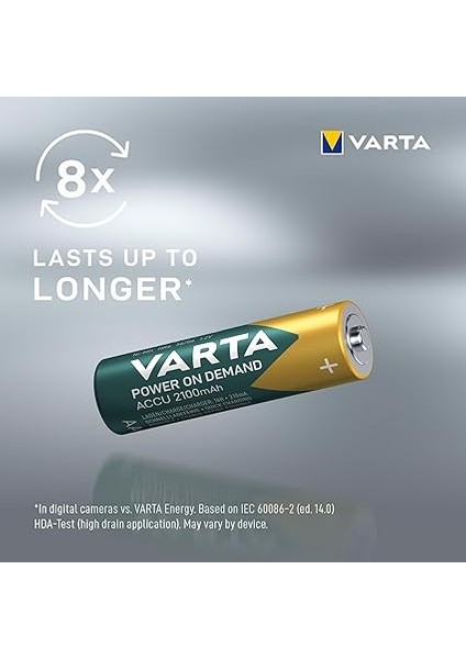 Power On Demand Rech. Power Aa 2100MAH 2x8 Foil indirimleri