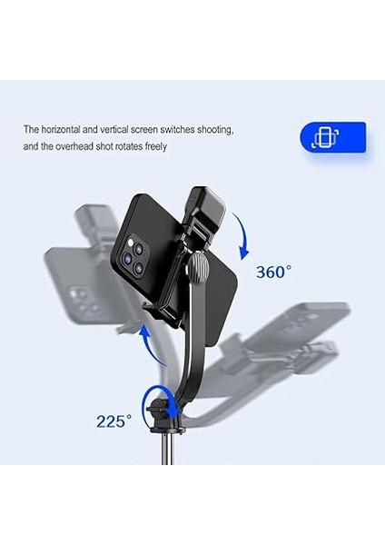 C01S Çok Amaçlı Işıklı Selfie Çubuğu Masa Üstü Tripod Kumandalı Selfie Dolgu Işığı Dahil 107 cm fırsatları