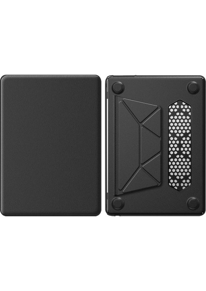 CPT83 Macbook Air 15 2024 Macbook Deri Kapak - Siyah fiyatları