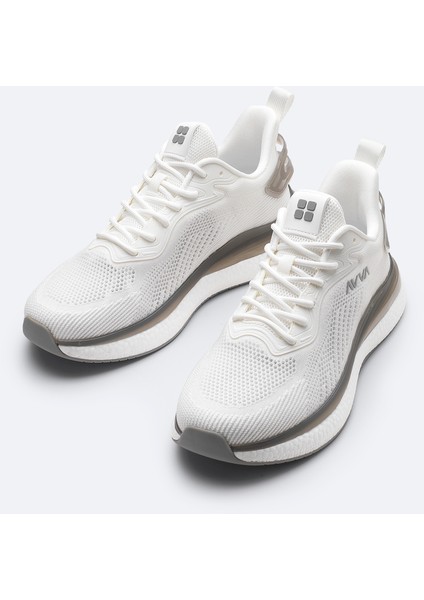 Erkek Beyaz Nefes Alan Hafif Sneaker Ayakkabı A51Y8015