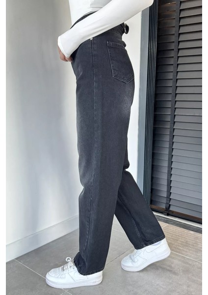 Kadın Yüksek Bel Jean Kot Pantolon P-00019431 fiyatları