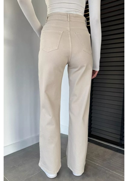 Kadın Yüksek Bel Gabardin Pantolon P-00019437 modelleri