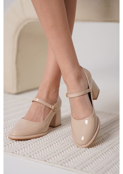 Slay Nude Rugan Kadın Topuklu Ayakkabı fırsatları