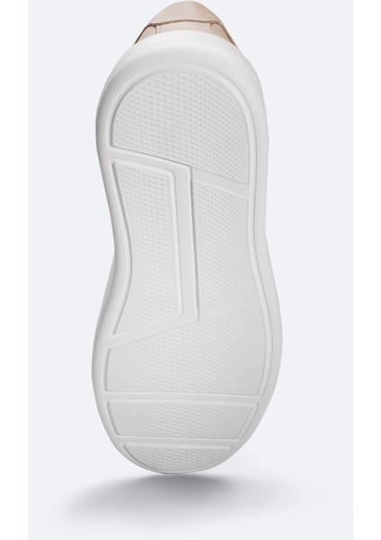 Erkek Bej %100 Deri Esnek Taban Hafif Casual Ayakkabı B008000