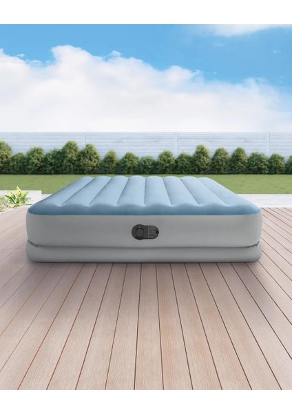 Queen Dura-Beam Comfort Şişme Yatak, Fastfill USB Pompali