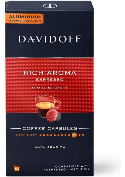 Rich Aroma Espresso 10'lu Kapsül Kahve fiyatları