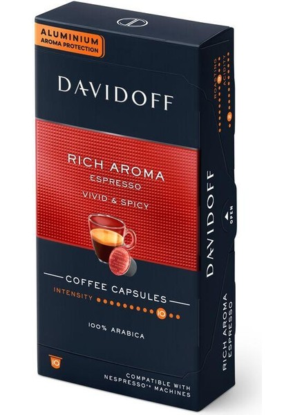 Rich Aroma Espresso 10'lu Kapsül Kahve modelleri