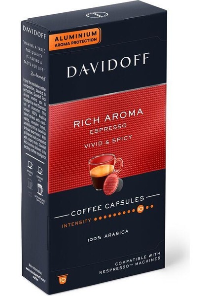 Rich Aroma Espresso 10'lu Kapsül Kahve fırsatları