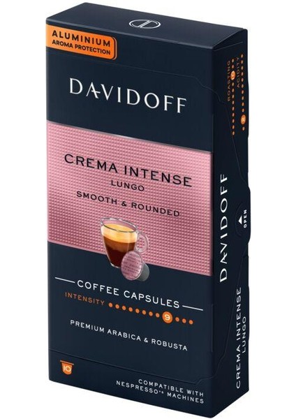 Crema intense Lungo 10'lu Kapsül Kahve modelleri