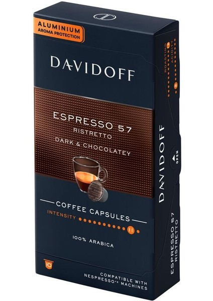 Espresso 57 Ristretto 10'lu Kapsül Kahve modelleri