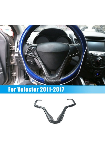 Karbon Fiber Araç Direksiyon Simidi Düğmesi Panel Kapak Hyundai Veloster 2011-2017 Dekorasyon Aksesuarları (Yurt Dışından) fiyatları