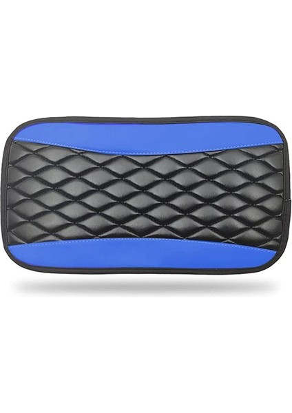 Araba Merkezi Konsolu Yastık Pedi Evrensel Su Geçirmez ve Çizgiye Döküm Anti -Dönemi Yastık Kapak Koruyucusu - Mavi (Yurt Dışından)