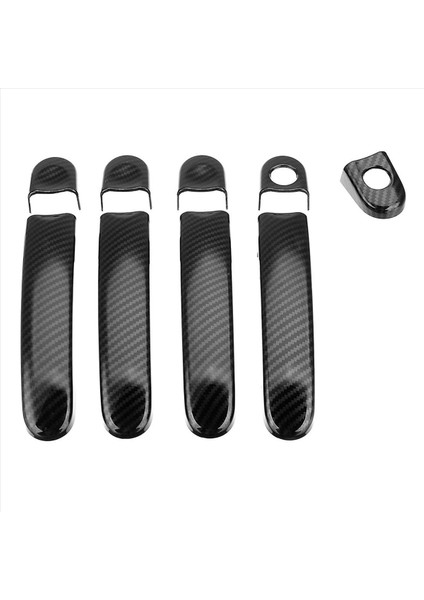 27PCS Set Abs Krom Kapı Kolu Kapaklar Taşıyıcı Için Trim T5 T6 Caddy Van 2003-2015 Karbon Fiber Stili (Yurt Dışından) fırsatları