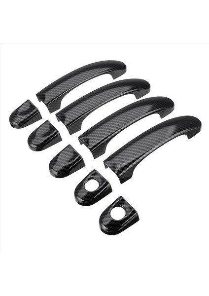 27PCS Set Abs Krom Kapı Kolu Kapaklar Taşıyıcı Için Trim T5 T6 Caddy Van 2003-2015 Karbon Fiber Stili (Yurt Dışından) indirimleri