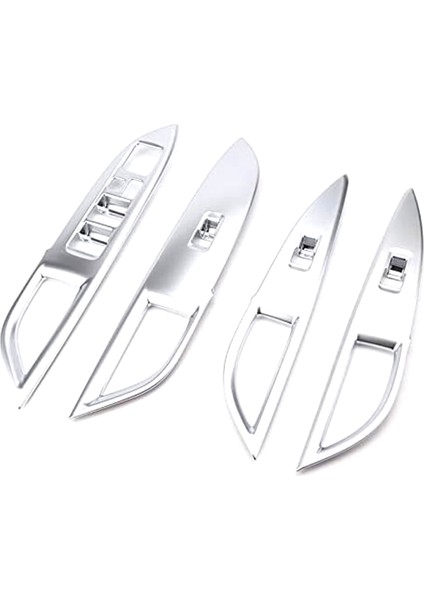 Mitsubishi Outlander Için 2014 2015 2016 2017 2018 2019 Chrome Kapı Penceresi Kolçak Switch Anahtar Düğmesi Düğmesi Panel Kapak Döşeme (Yurt Dışından)