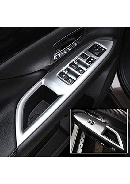 Mitsubishi Outlander Için 2014 2015 2016 2017 2018 2019 Chrome Kapı Penceresi Kolçak Switch Anahtar Düğmesi Düğmesi Panel Kapak Döşeme (Yurt Dışından) fiyatları