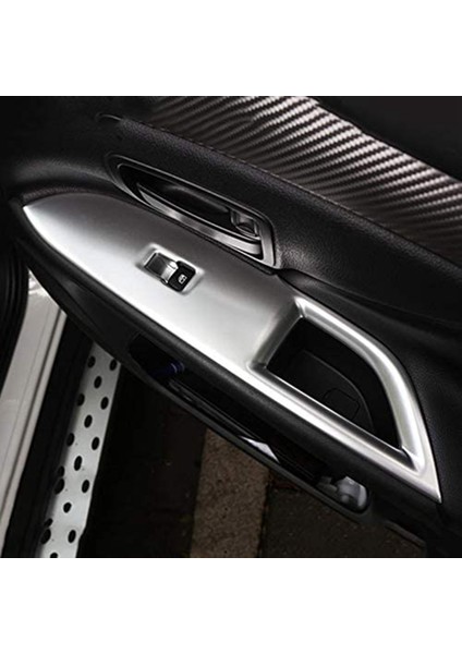 Mitsubishi Outlander Için 2014 2015 2016 2017 2018 2019 Chrome Kapı Penceresi Kolçak Switch Anahtar Düğmesi Düğmesi Panel Kapak Döşeme (Yurt Dışından) modelleri