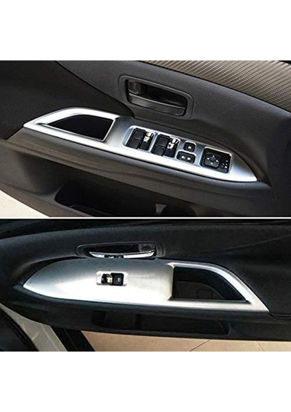 Mitsubishi Outlander Için 2014 2015 2016 2017 2018 2019 Chrome Kapı Penceresi Kolçak Switch Anahtar Düğmesi Düğmesi Panel Kapak Döşeme (Yurt Dışından) fırsatları