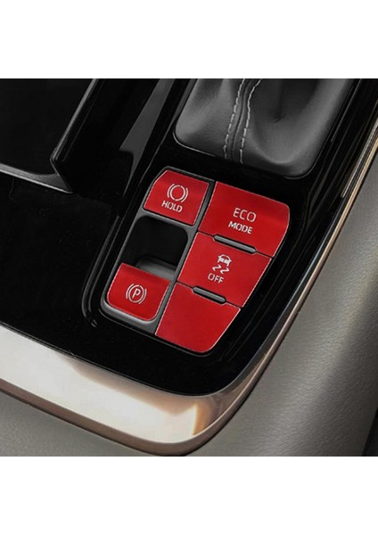 Toyota Alphard/vellfıre Için Araç El Bakı Düğmesi Sticker Alüminyum 40 Serisi 2023+ Dişli Düğmesi Sticker Kırmızı (Yurt Dışından) indirimleri