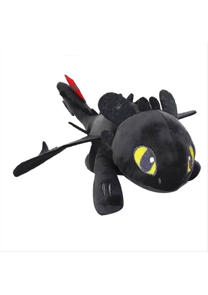 Ejderha Dişsiz Küçük Uçan Dragon Bebek Dekoru Otomobil Motosiklet Kaskı Döşeme Kupası 35CM A (Yurt Dışından)